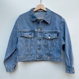 Guess Jeans Vintage Denim Jacket Size S Button Front
